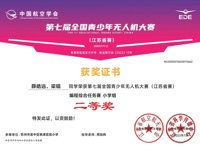 我校获江苏省青少年无人机大赛一二三等奖